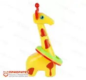 Детский кольцеброс одинарный «Жираф»1