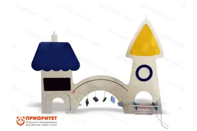 Декоративно-развивающая панель «Городской дворик №2»