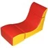 Кресло-куб детское красно-желтое