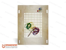 Тактильно-развивающая панель «Маленький портной»