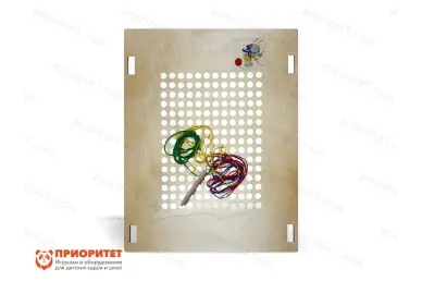 Тактильно-развивающая панель «Маленький портной»