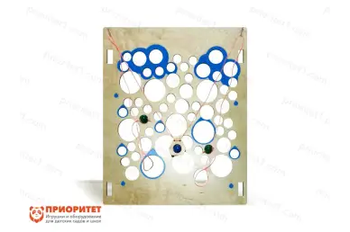 Тактильно-развивающая панель «Забавные тучки»