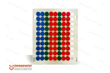 Тактильно-развивающая панель «Цветные фишки»