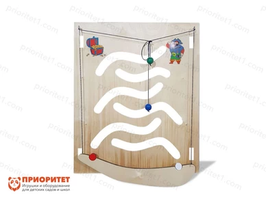 Тактильно-развивающая панель-лабиринт «Морские приключения»