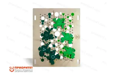 Тактильно-развивающая панель «Задорные лягушки»