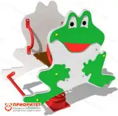 Качалка на пружине «Лягушка» для детской площадки1