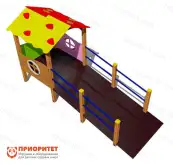 Домик с пандусом для детей с ограниченными возможностями для детской площадки1