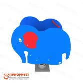 Качалка на пружине «Синий слоник» для детской площадки1