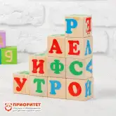 Деревянные кубики «Алфавит», 12 элементов1