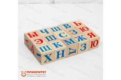 Деревянные кубики «Алфавит» 3,8 × 3,8 см (15 шт)
