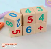 Игрушка кубики Веселый счёт (6 шт)1