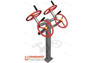 Тренажер уличный двойной «Рули» для спортивной площадки