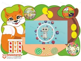 Интерактивный настенный бизиборд «Белка» с ПК Интерактивный настенный бизиборд «Белка» с ПК