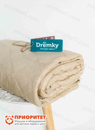 Тяжёлое гравитационное одеяло Drёmky, 130см х 180см, 9,5 кг в сложенном виде, вид сбоку