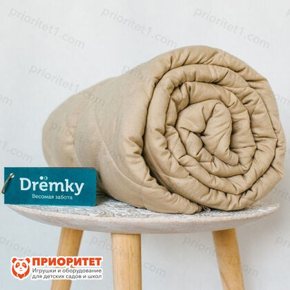 Тяжёлое гравитационное одеяло Drёmky, 130см х 180см, 9,5 кг в скрученном виде, вид сбоку