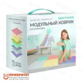 Набор детских ортопедических массажных ковриков 1 - «УНИВЕРСАЛ», пастельные цвета1