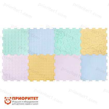 Детские ортопедические модульные коврики Ортодон набор 2 - «Малыш», пастельные цвета 2