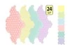 Детские ортопедические модульные коврики Ортодон набор 14 - «Мини» (12,5 см), пастельные цвета 2