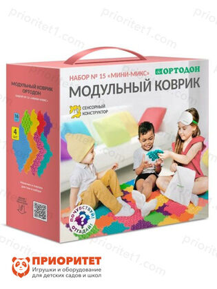Детские ортопедические модульные коврики Ортодон набор 15 - «Мини-микс» 3