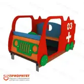 Машинка для детской площадки «Скорая»1