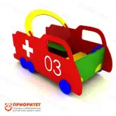 Машинка для детской площадки открытая из влагостойкой фанеры1