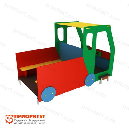 Машинка для детской площадки «Грузовик открытый» с сидениями 3