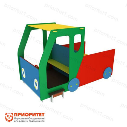 Машинка для детской площадки «Грузовик открытый» с сидениями сбоку