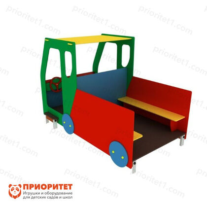 Машинка для детской площадки «Грузовик открытый» с сидениями сзади