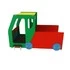 Машинка для детской площадки «Грузовик открытый» с сидениями сбоку 2