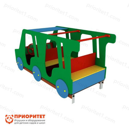 Машинка для детской площадки «Джип Сафари» двойной сбоку 3