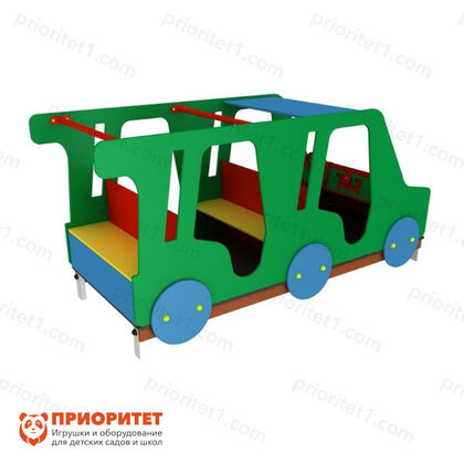 Машинка для детской площадки «Джип Сафари» двойной сбоку 4