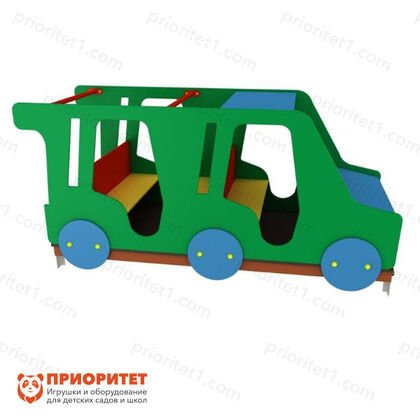 Машинка для детской площадки «Джип Сафари» двойной сбоку 5