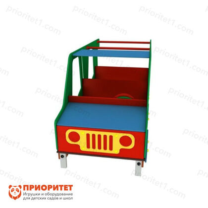 Машинка для детской площадки «Джип Сафари» двойной спереди