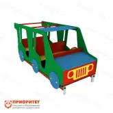 Машинка для детской площадки «Джип Сафари» двойной1