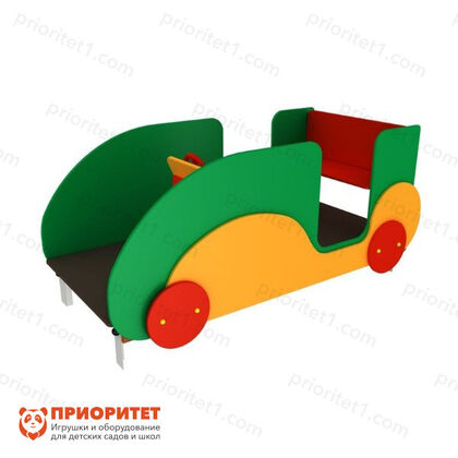 Машинка для детской площадки «Открытый Джип 2» сбоку