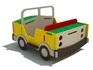 Машинка для детской площадки «Джип Малыш» сзади