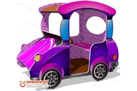 Машинка для детской площадки «Розовый Жучок»