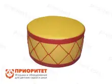 Кресло-пуфик детское «Барабан» желтое (20 см)1