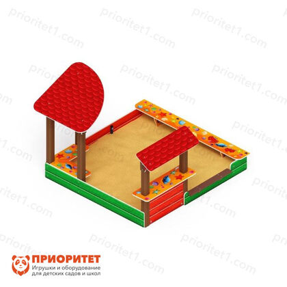 Песочный дворик Ракушки для детской площадки 3