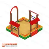 Песочница «Теремок» (Ракушки) для детской площадки1