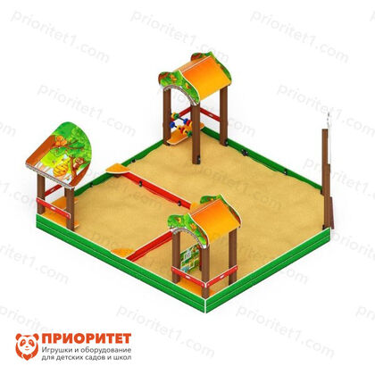 Песочный дворик Полянка для детской площадки 3