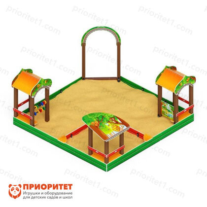 Песочный дворик Полянка для детской площадки 4