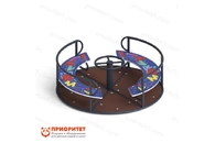 Карусель с рулем (Азбука) для детской площадки