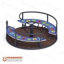 Карусель с рулем (Арифметика) для детской площадки Карусель с рулем (Арифметика) для детской площадки