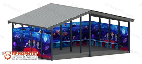 Теневой навес «Космос» №1 для детского сада