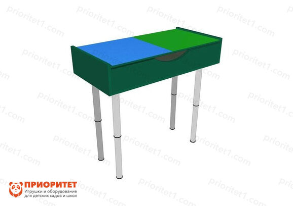 Лего-стол для конструирования «Юный инженер» зеленый 13_1