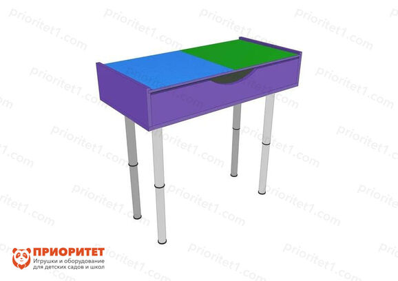Лего-стол для конструирования «Юный инженер» фиолетовый 10_1