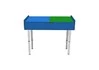 Лего-стол для конструирования «Юный инженер» голубой 9_1