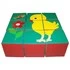 Игровой набор кубиков «Сложи аппликацию. Цыпленок»