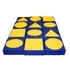 Игровой набор папок с аппликацией «Геометрические фигуры» (12 шт)